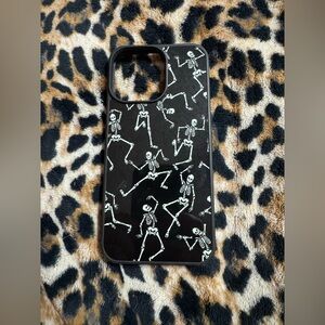 Glow In The Dark Black Skeleton IPhone 15 Pro Max Case